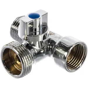 Кран для подключения бытовых приборов шаровой Ду 15х20х15 вн.-нар.-нар. STABER thumbnail